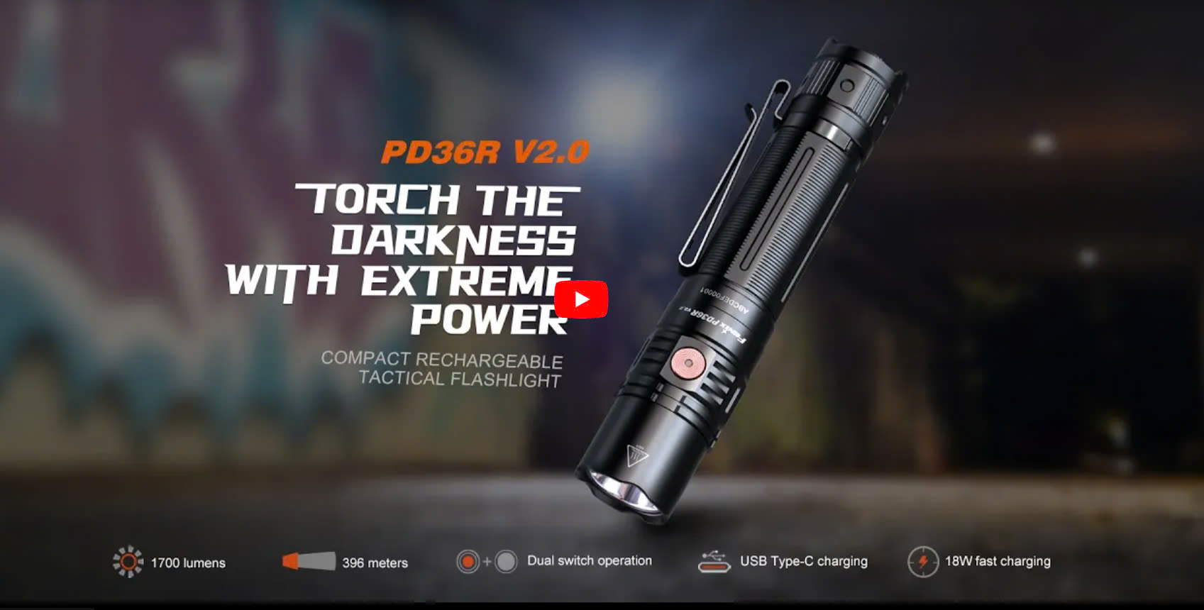 Review đèn pin FENIX PD36R V2.0
