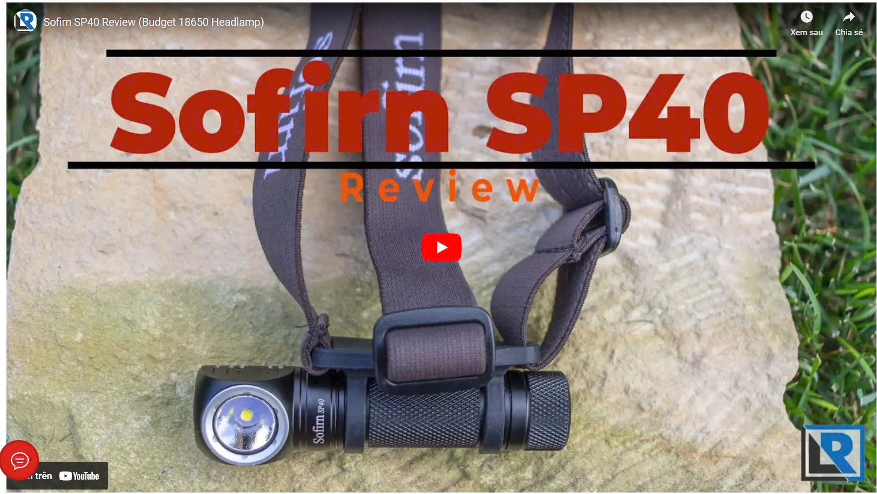 Review đèn đội đầu sofirn sp40