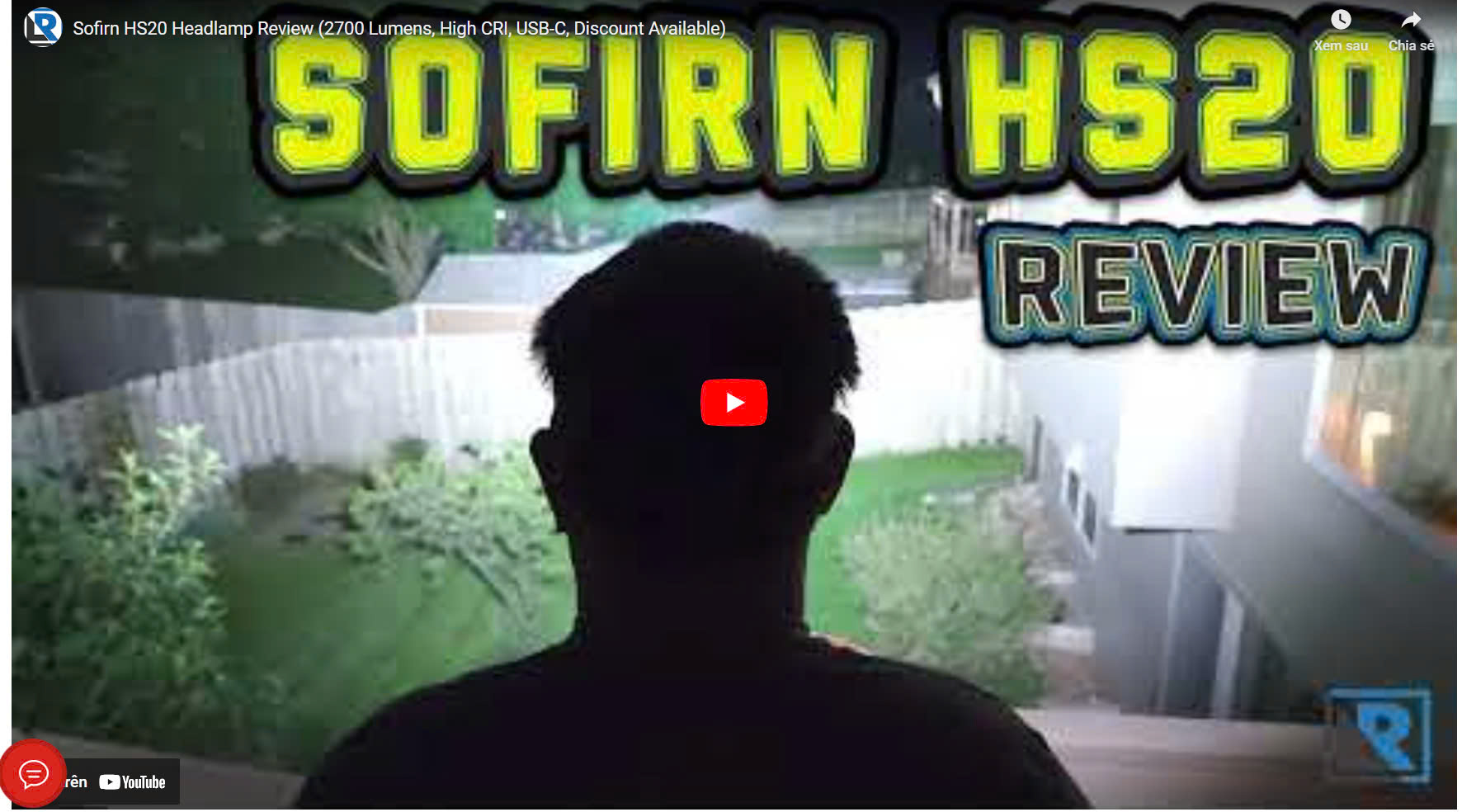 Review đèn pin đội đầu Sofirn HS20