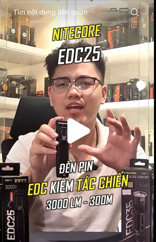 Review đèn pin Nitecore EDC25