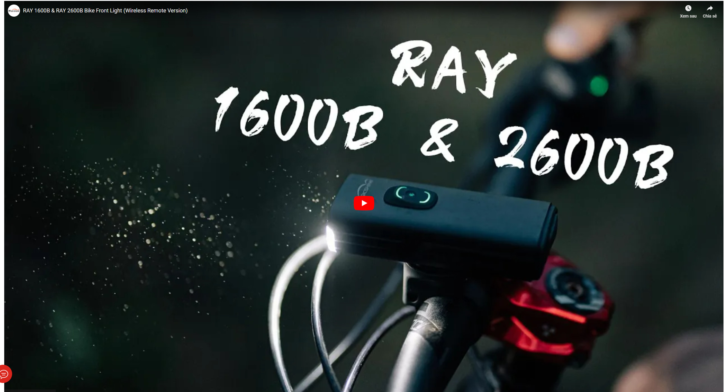 Review đèn RAY 1600B