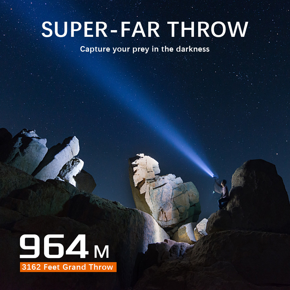 Đèn pin SOFIRN SF26 sáng 2000 lumen chiếu xa 964m