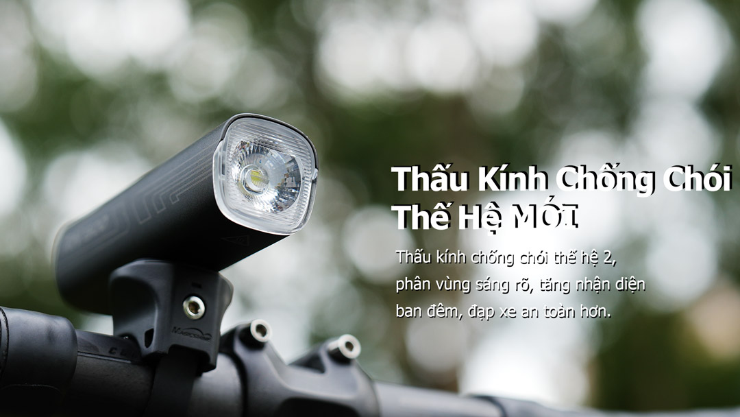 Đèn sử dụng thấu kính chống chói gen 2