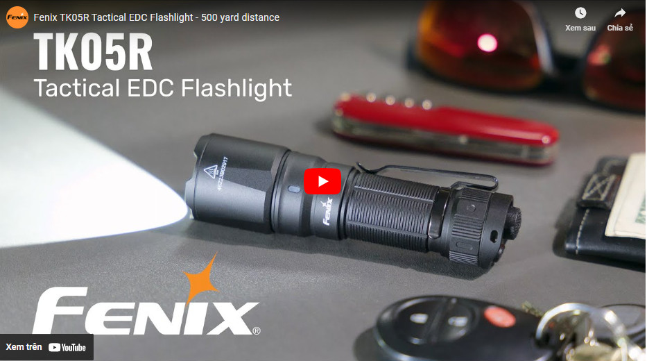Review đèn pin Fenix TK05R
