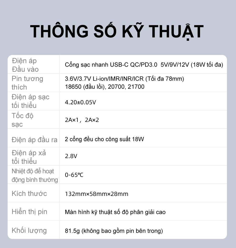 Sạc pin đôi thông minh KLARUS K2A dòng sạc nhanh 2A kiêm chức năng power bank