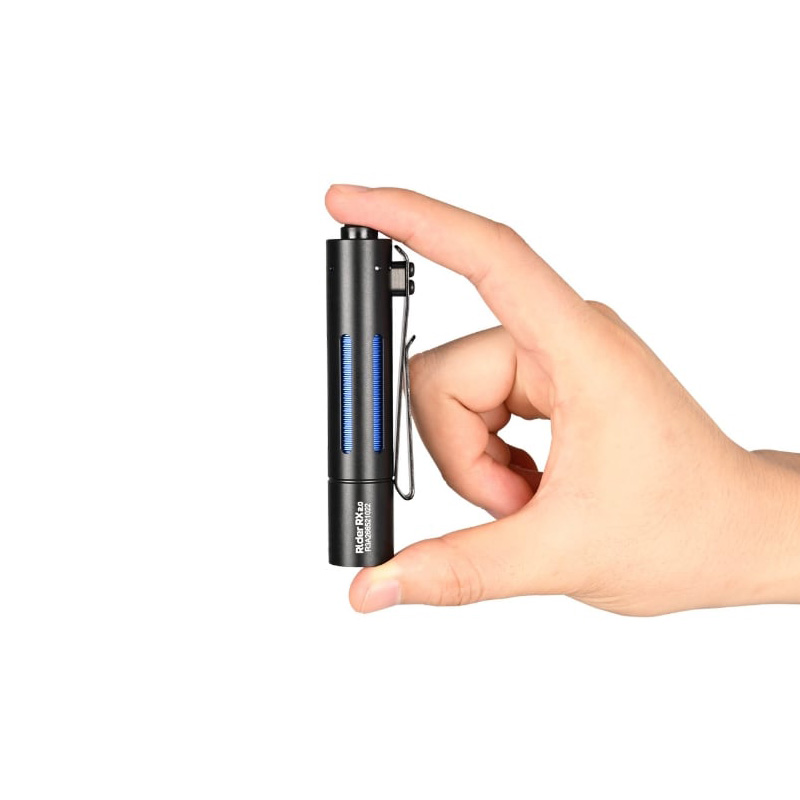 Đèn pin ACEBEAM RIDER RX 2.0 sáng 1000 lumen chiếu xa 105m pin 14500 USB-C fidget toy