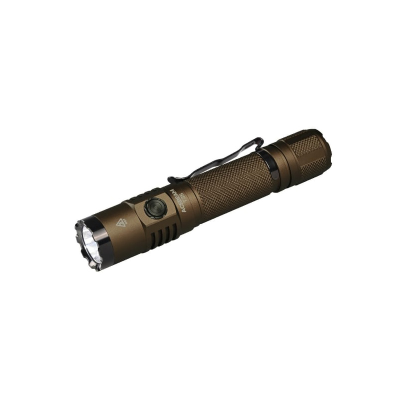 Lampe Torche Tactique Acebeam T35 1900 Lumens - Rechargeable USB-C, Avec Batterie 18650 Incluse - Portée 380m