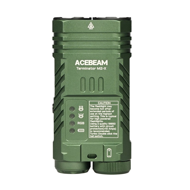 Đèn pin cao cấp ACEBEAM M2-X TERMINATOR 3200 lumen chiếu xa 500m pin 18650 3100mAh
