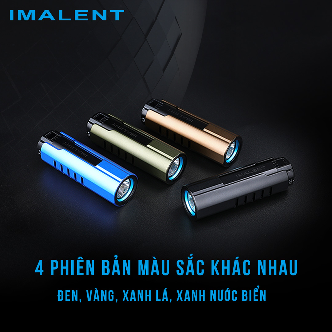 Đèn pin mini IMALENT LD70 độ sáng 4000 lumen tầm chiếu xa 203m pin 18350 sạc nam châm