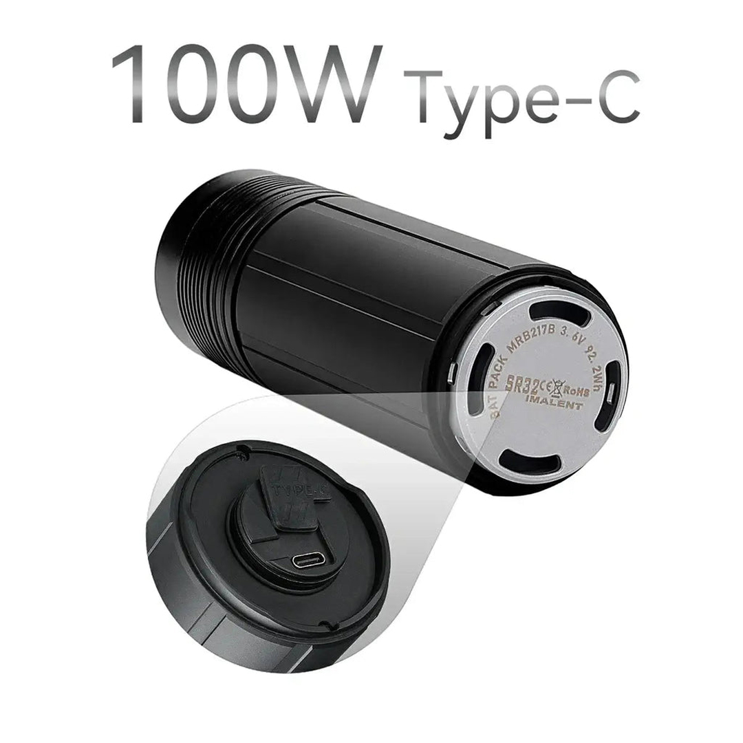 Bộ pin sạc IMALENT SR32 có PowerBank sạc nhanh có tốc độ sạc 100W