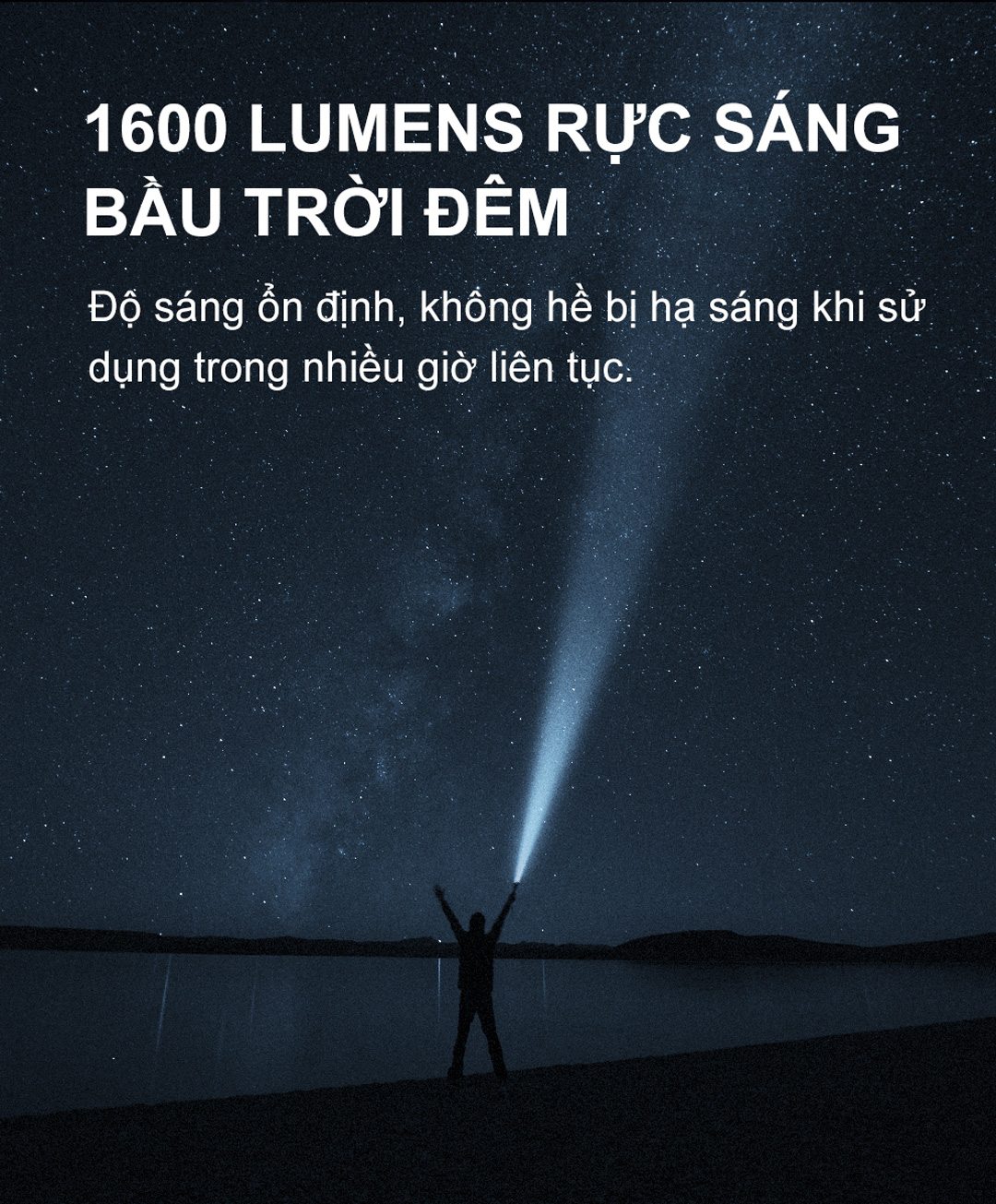 Đèn pin phản ứng nhanh KLARUS XT12GT Pro sáng 1600 lumen chiếu xa 850m kèm pin 21700 5000mAh sạc USB-C