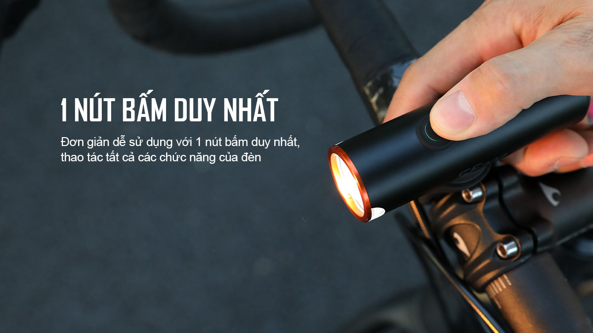 Đèn xe đạp MAGICSHINE SF900 sáng 900lm chiếu xa 150m pin 2600mAh sạc USB-C powerbank