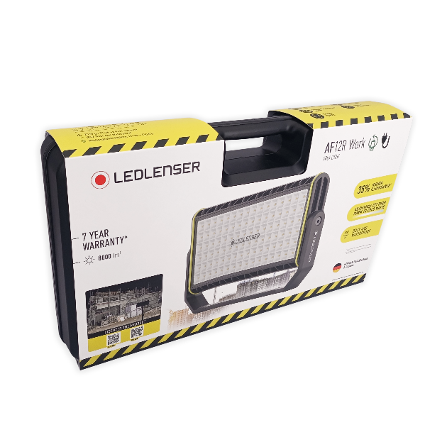 Đèn pin công nghiệp LEDLENSER AF12R độ sáng 8500lm chiếu xa 130m pin 4700mAh sạc DC tích hợp đuôi nam châm