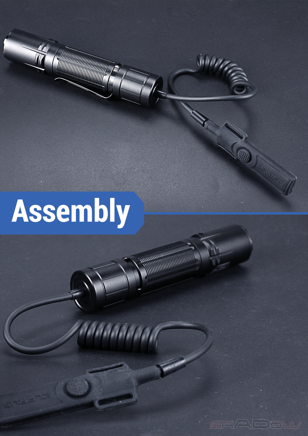 Công tắc điều khiển từ xa đuôi KLARUS TRC1 tương thích với Klarus XT11GT Pro và XT2CR Pro