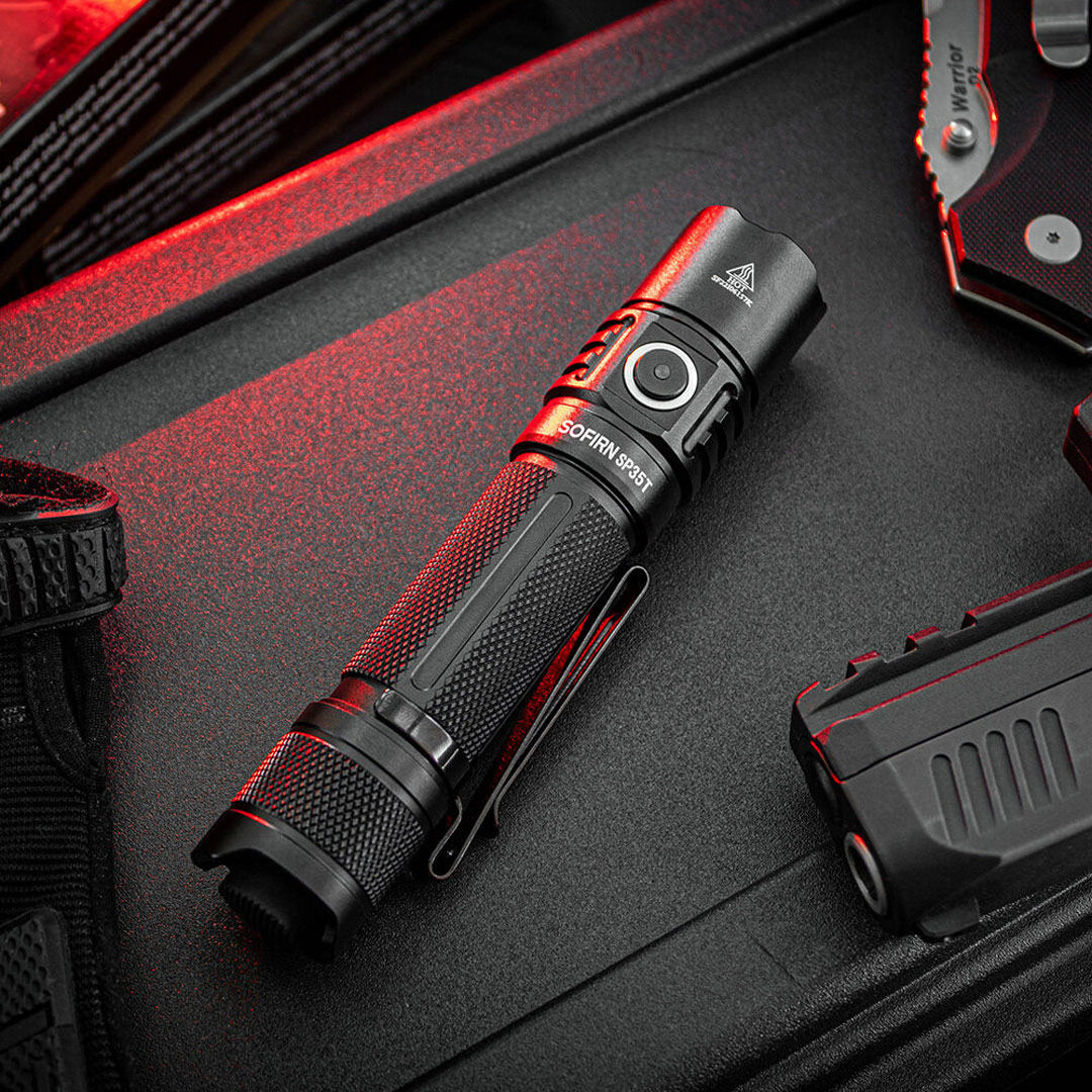 Đèn pin SOFIRN SP35T sáng 3800 lumen chiếu xa 280m pin 21700 sạc USB-C