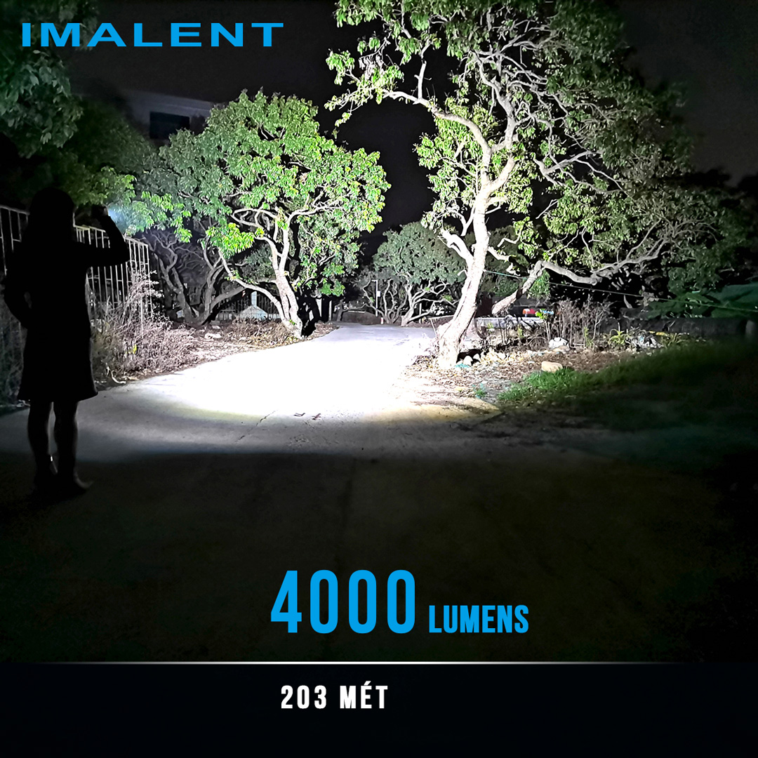 Đèn pin mini IMALENT LD70 độ sáng 4000 lumen tầm chiếu xa 203m pin 18350 sạc nam châm