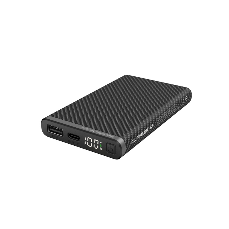 Sạc pin dự phòng siêu nhẹ KLARUS K5 10.000mAh làm từ sợi carbon chống nước IP68