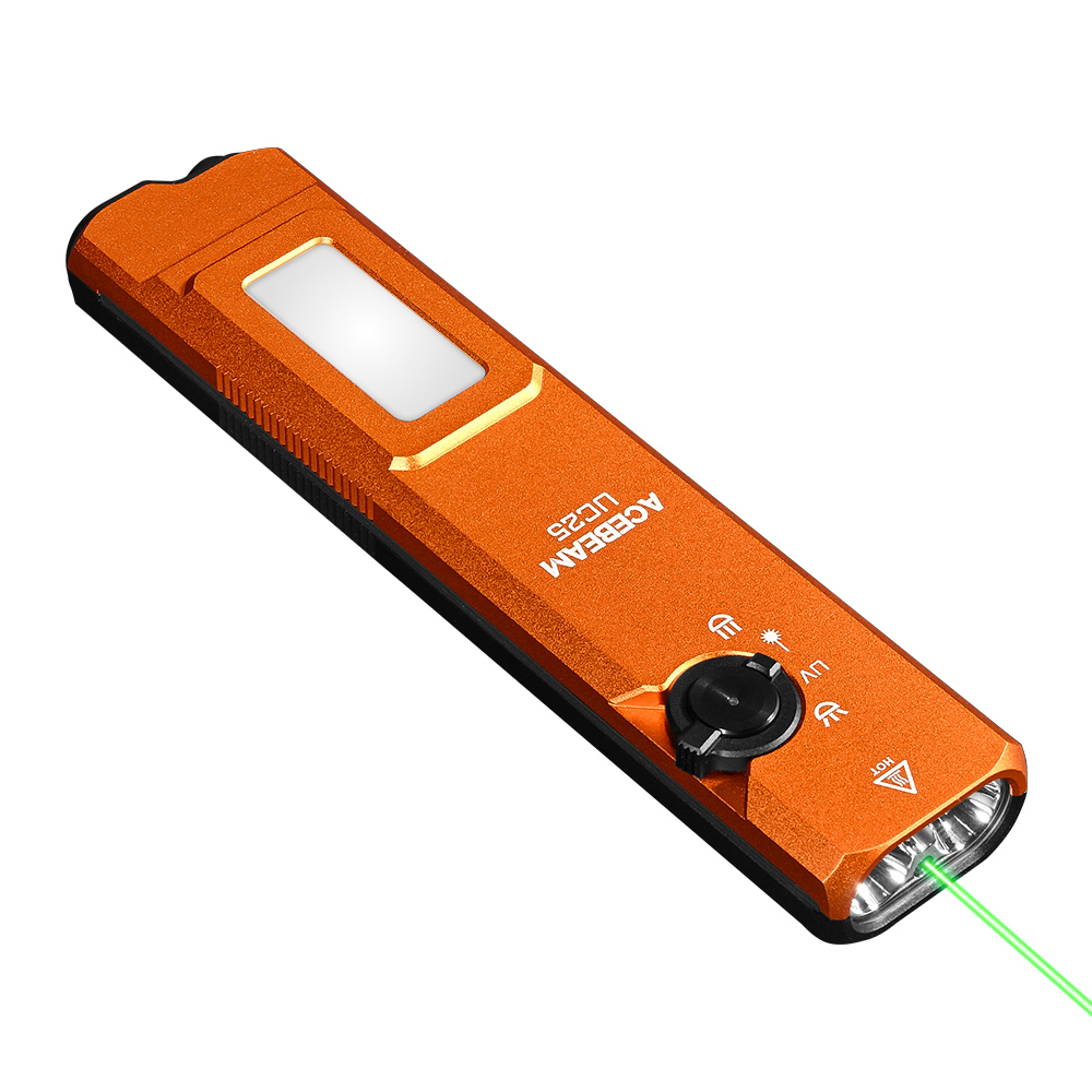 ACEBEAM UC25 – Đèn pin EDC chiến thuật đa nguồn sáng 3.100 lumen (Trắng · Laser · UV · High CRI)