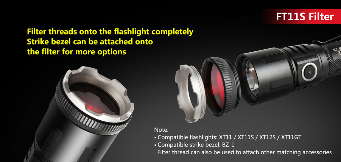 Kính lọc màu KLARUS FT11S - Kính Filter màu dành cho XT11S / XT12S / XT11GT