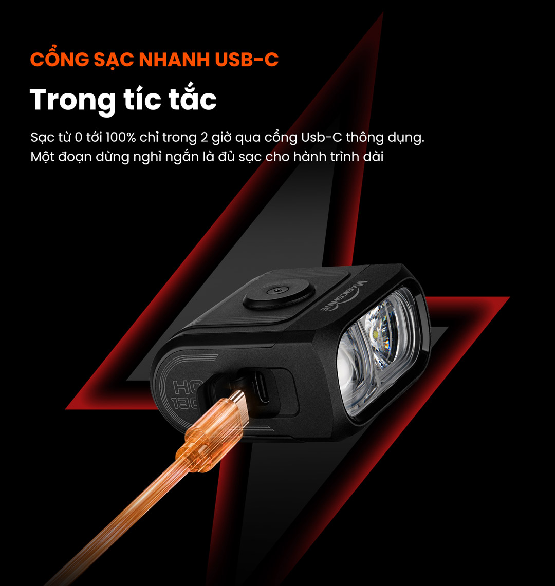 HORI 1300 PRO sạc nhanh USB-C 2 giờ