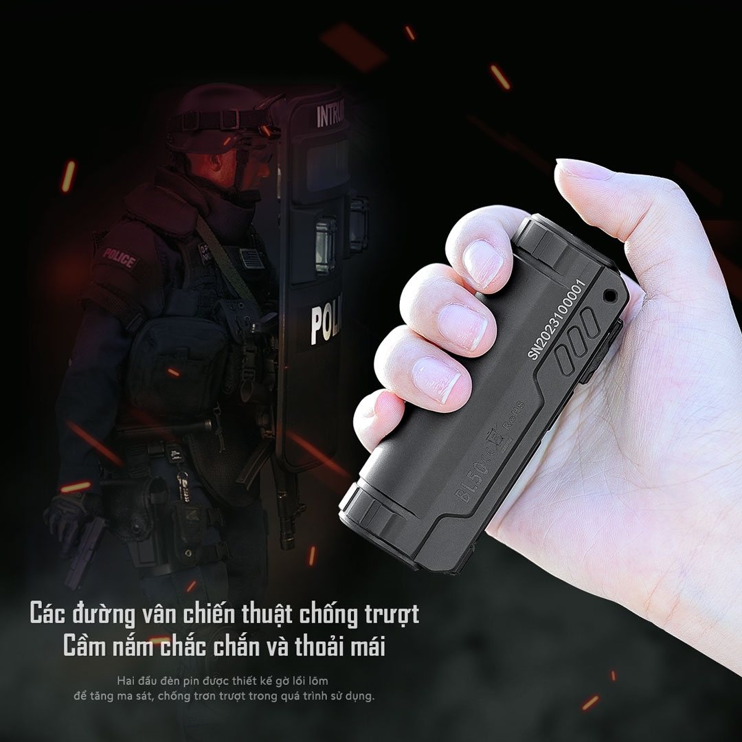 Đèn pin EDC IMALENT BL50 tia UV 365nm sáng 3.600 lumen chiếu xa 428m pin dung lượng 3000mAh sạc USB-C