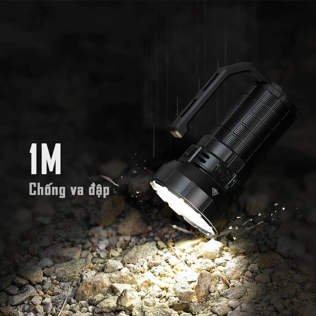 Đèn pin IMALENT MS12 Mini C sáng 65.000 lumen chiếu xa 1036m sạc USB-C Powerbank