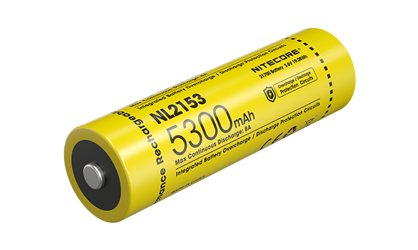 Pin sạc NITECORE NL2153HP loại 21700 dung lượng 5300mAh dòng xả tối đa 20A