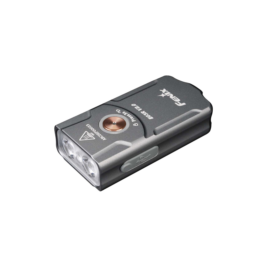 Đèn pin móc khóa FENIX E03R v2 sáng 500lm chiếu xa 90m sạc USB C