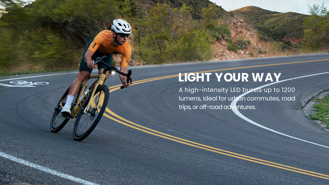 Combo đèn pha xe đạp MAGICSHINE ALLTY 1200U và đèn hậu Seemee 50 v2.0