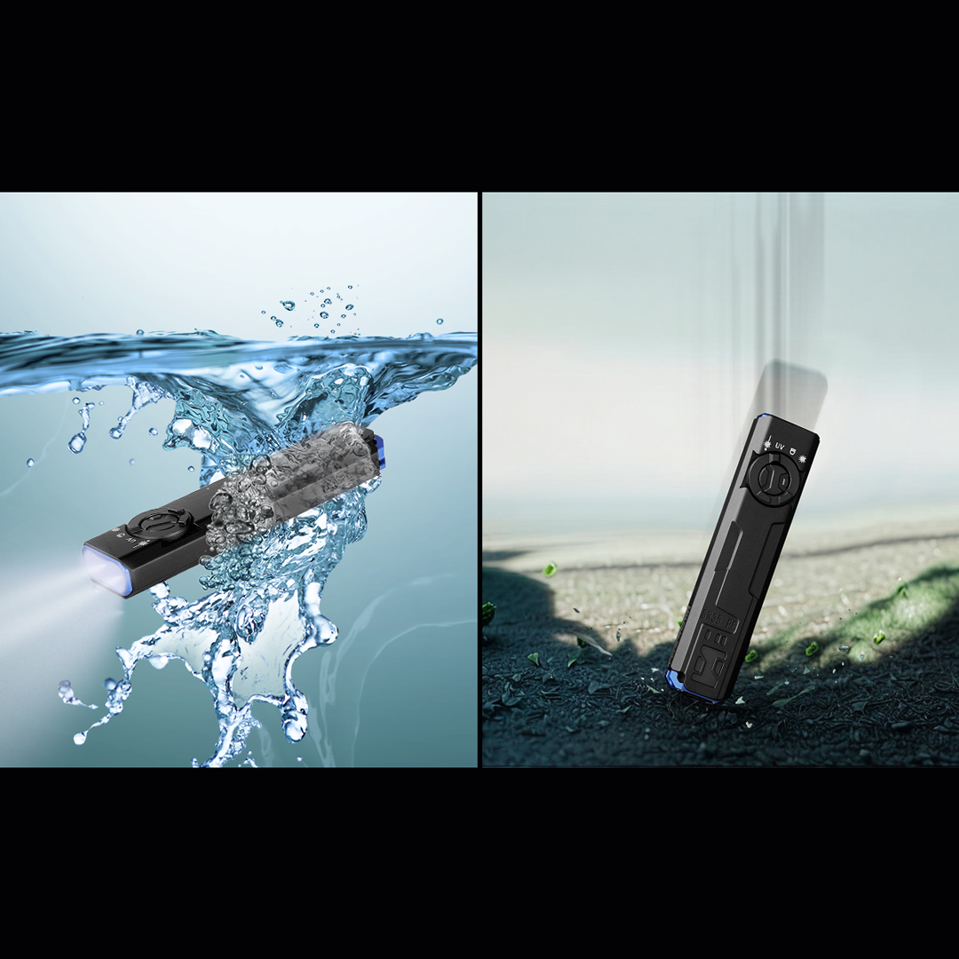 IMALENT GR35 – Đèn pin EDC đa năng 2800lm - 426m, Laser xanh, đỏ & UV