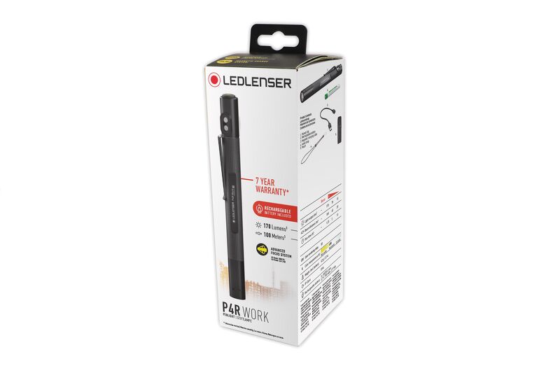 Đèn pin bút Ledlenser P4R Work độ sáng 170Lm chiếu xa 100m
