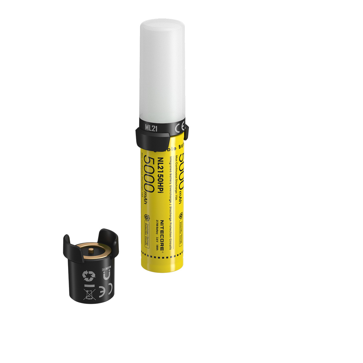 Đèn bulb tản sáng Nitecore ML21 gắn pin 21700i Nitecore