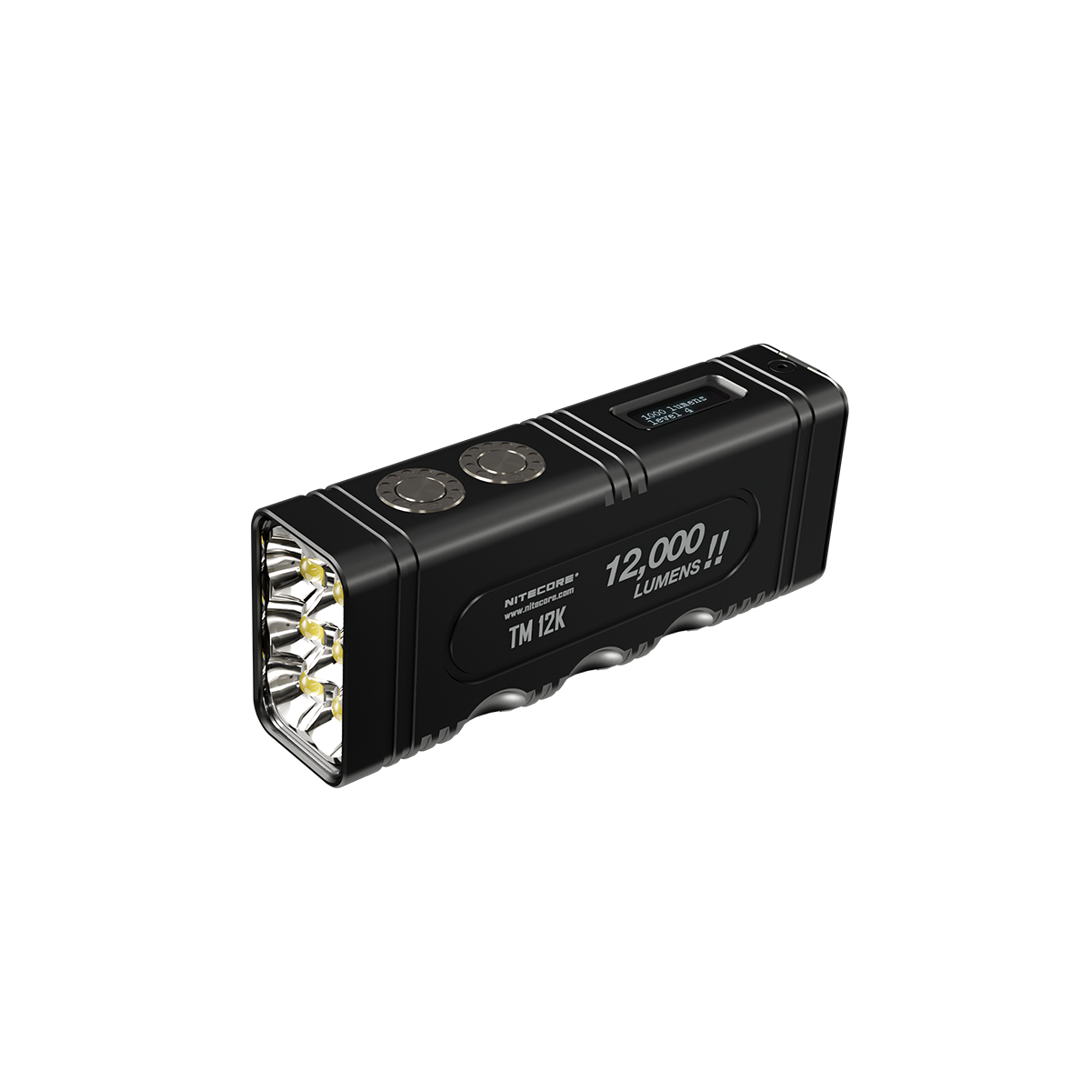 Đèn pin tác chiến NITECORE TM12K sáng 12.000lm tầm chiếu xa 250m công tắc đuôi kép phản ứng nhanh