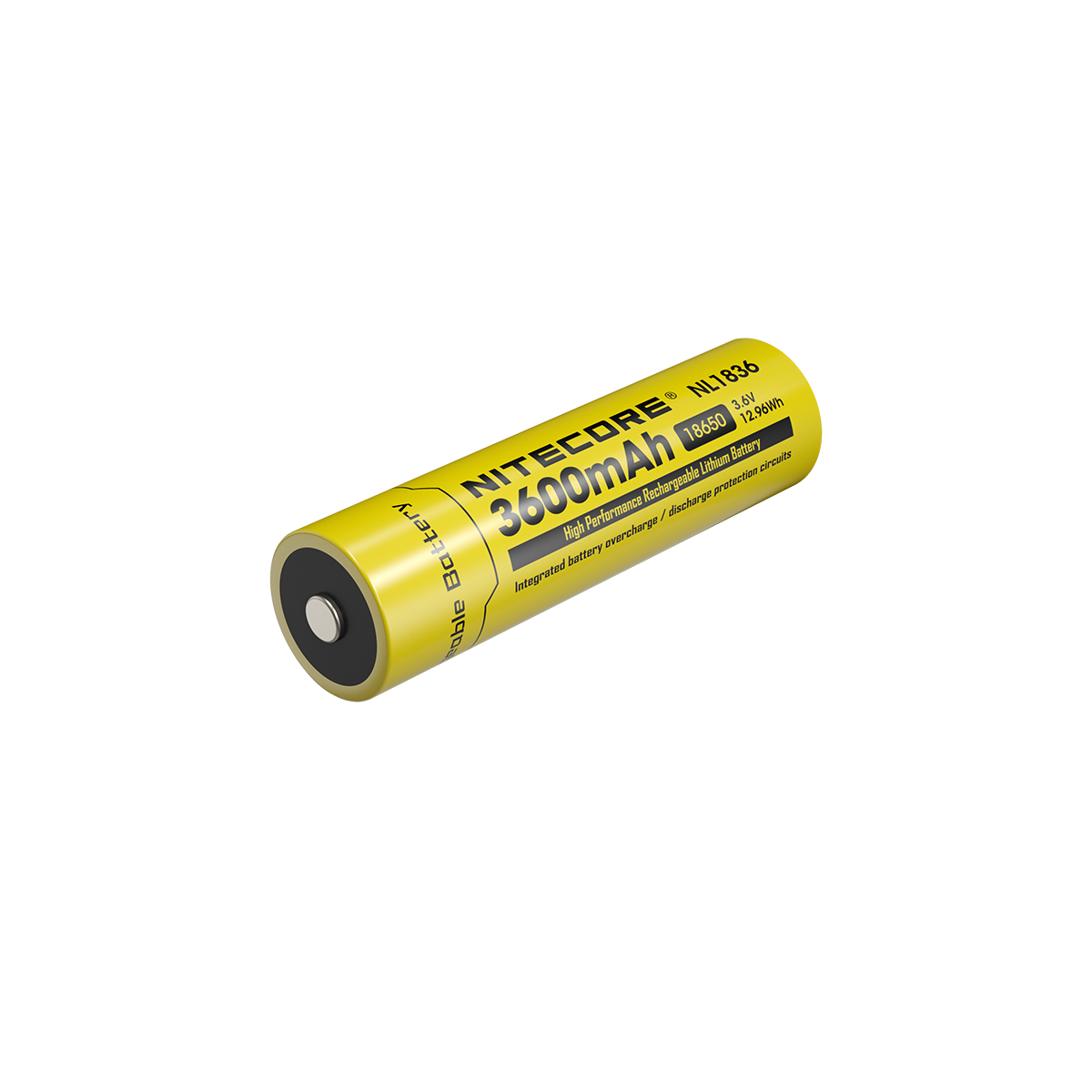 Pin sạc 18650 Nitecore NL1836 – 3600mAh, Tích hợp mạch bảo vệ,