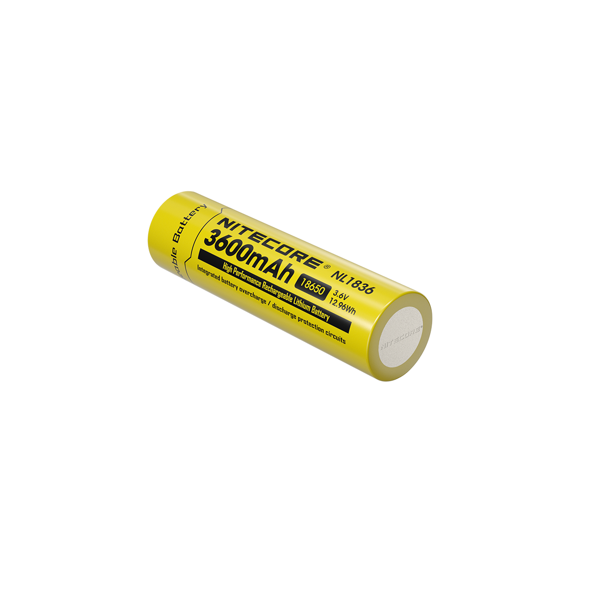 Pin sạc 18650 Nitecore NL1836 – 3600mAh, Tích hợp mạch bảo vệ,