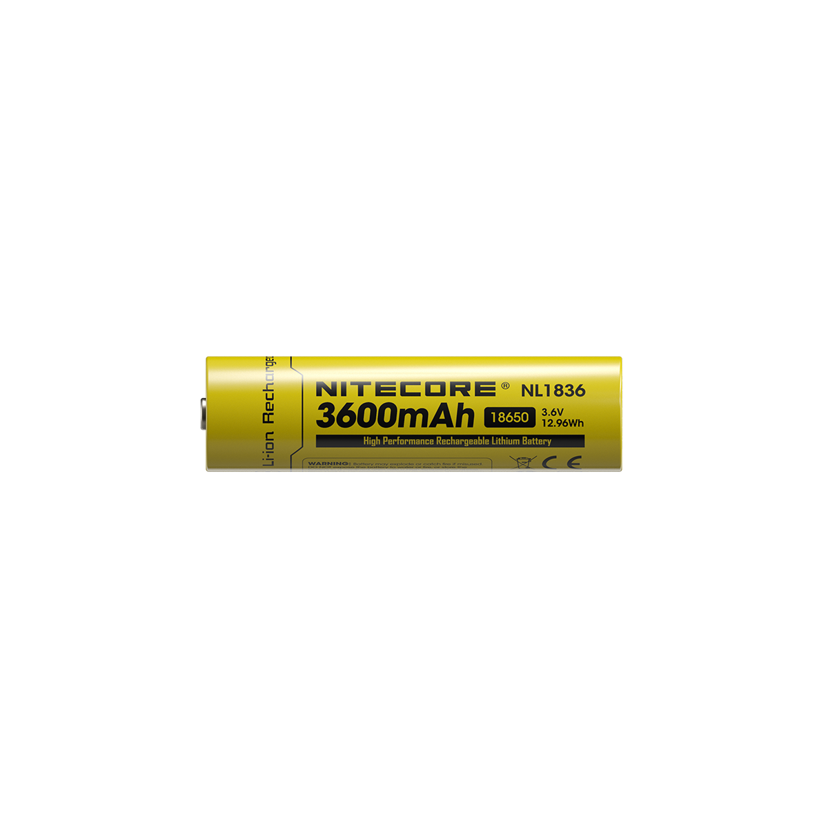 Pin sạc 18650 Nitecore NL1836 – 3600mAh, Tích hợp mạch bảo vệ,