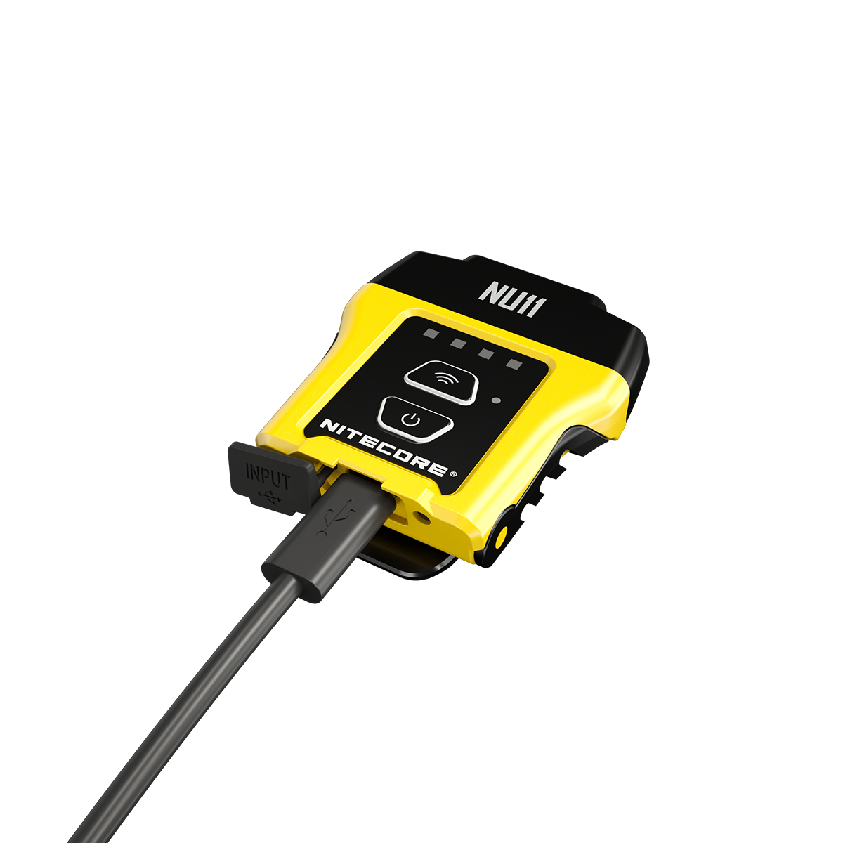 Đèn pin đội đầu NITECORE NU11 kiêm gài mũ sáng 150 lumen chiếu xa 50m cảm biến chuyển động pin liền thân