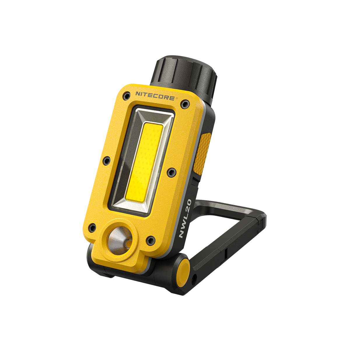 Đèn pin Nitecore NWL20 sáng 600 lumen chiếu xa 93m sạc USB-C, đế nam châm đa năng