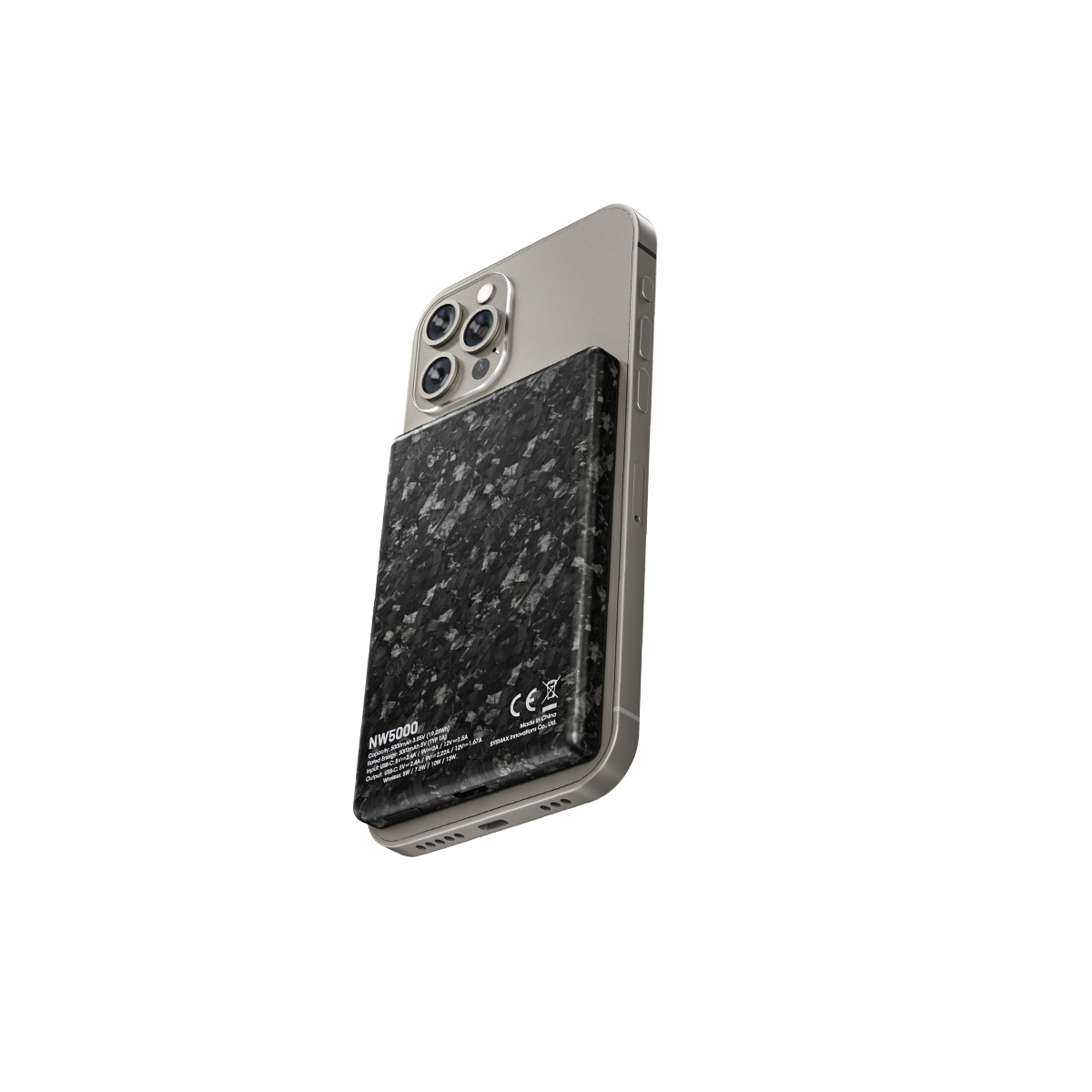 Sạc dự phòng Magsafe NITECORE NW5000 siêu mỏng nhẹ 5000mAh vỏ carbon