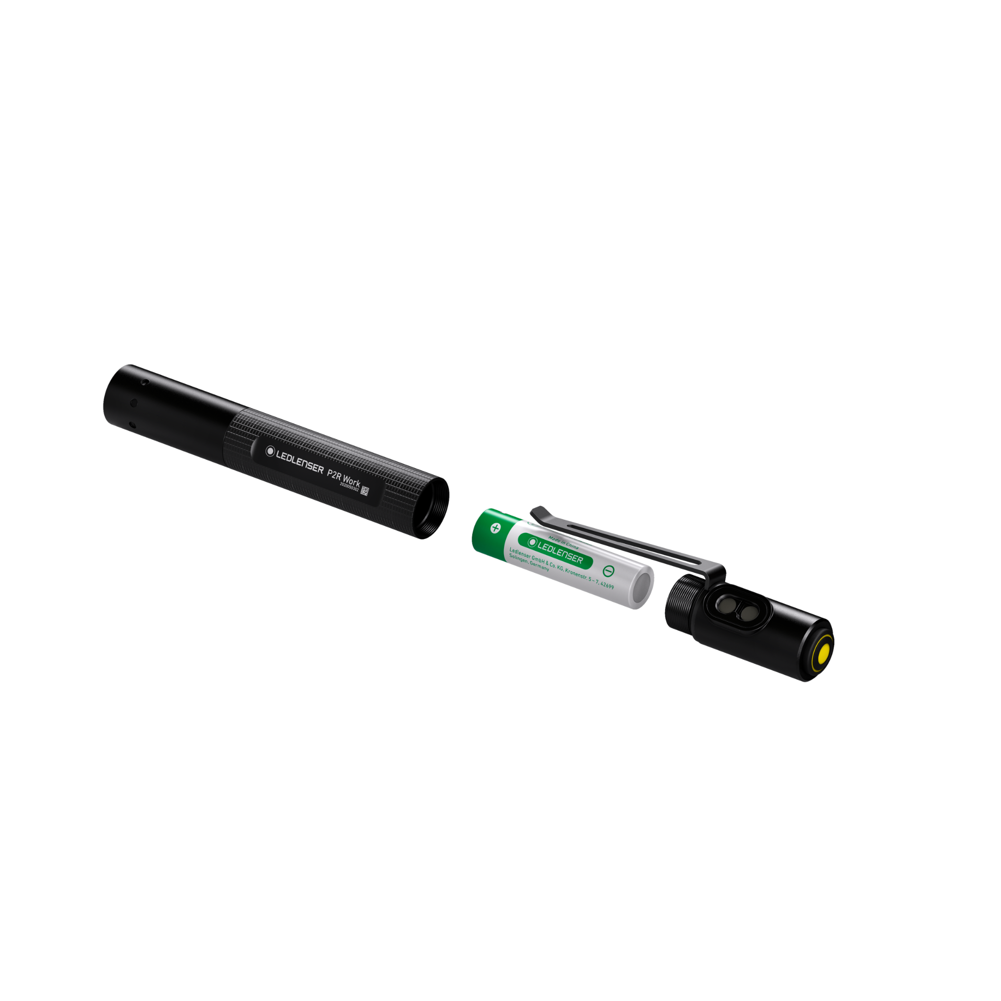 Đèn pin mini Ledlenser P2R WORK độ sáng 110 Lumens chiếu xa 90m