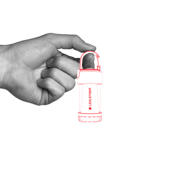 Đèn cắm trại Ledlenser ML4 độ sáng 300 Lumens ánh sáng vàng (phiên bản màu xanh lá)