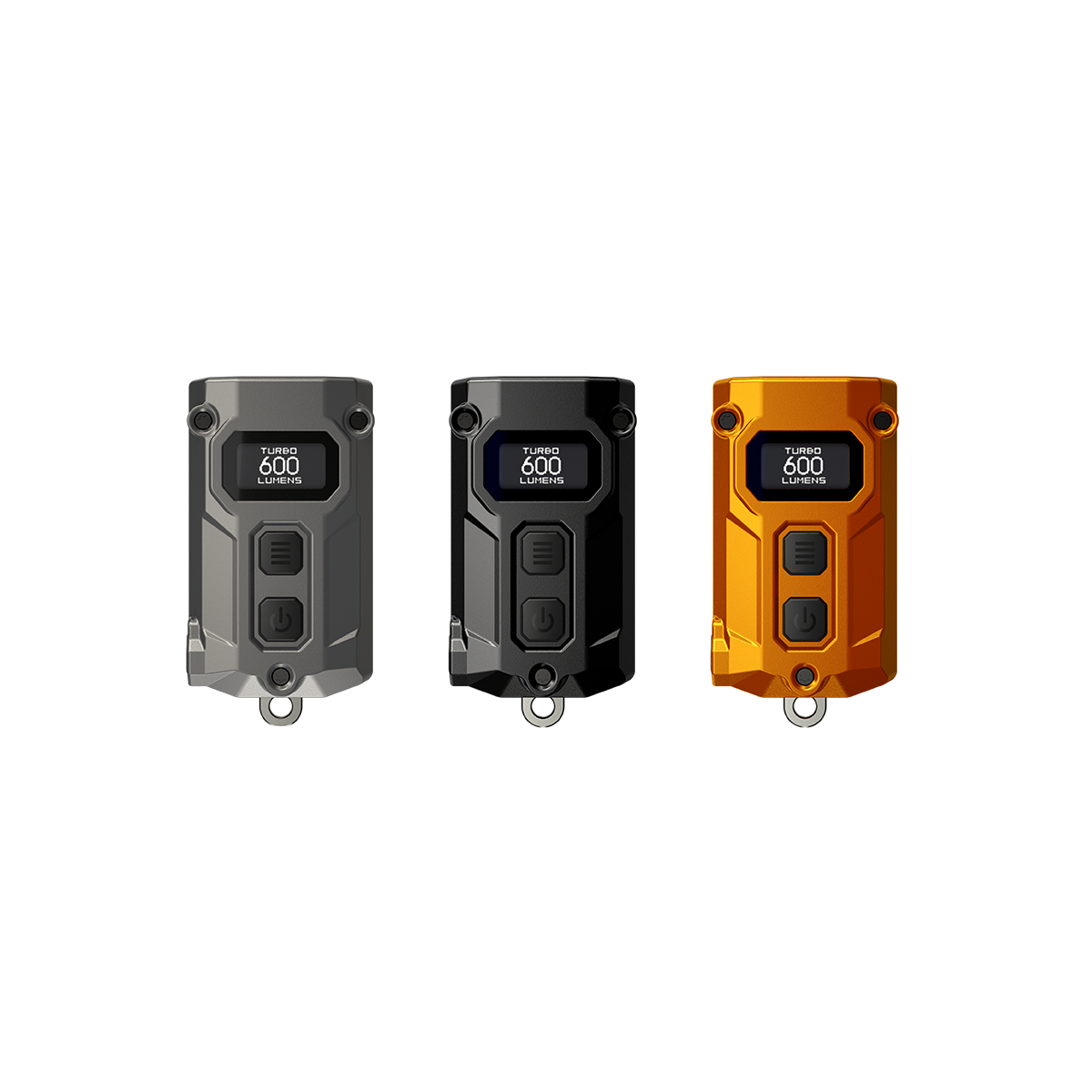 Đèn pin móc khóa mini NITECORE TINI3 – Đa nhiệt màu, 600 lumen, màn hình OLED