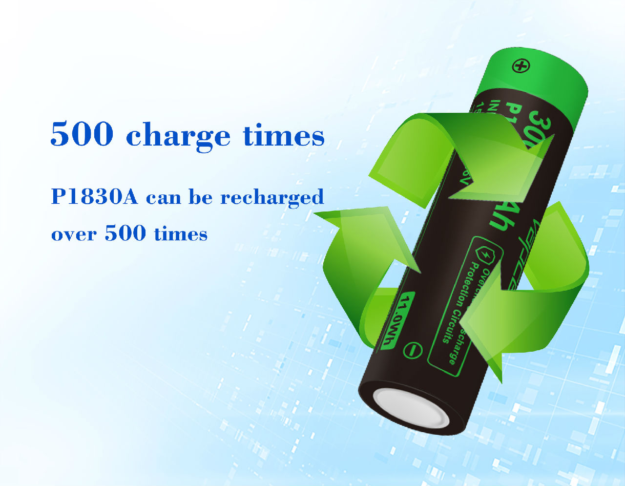 Pin sạc VAPCELL P1830A dung lượng 3000mAh