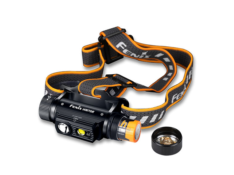 Đèn pin đội đầu FENIX HM70R độ sáng 1600 lumen chiếu xa 186m pin 21700 5000mAH sạc USB C
