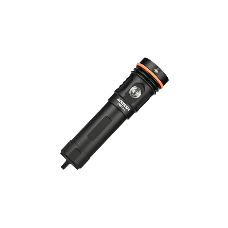 Đèn lặn ACEBEAM D20 2.0 sáng 2200lm xa 500m pin 21700 5000 mAh chịu ngập sâu 200m