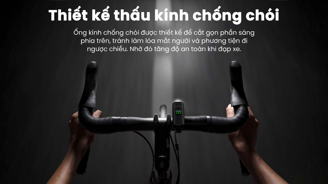 Đèn xe đạp MAGICSHINE ALLTY 200 sáng 200 lumen chiếu xa 65m pin 900mAh cổng sạc USB-C