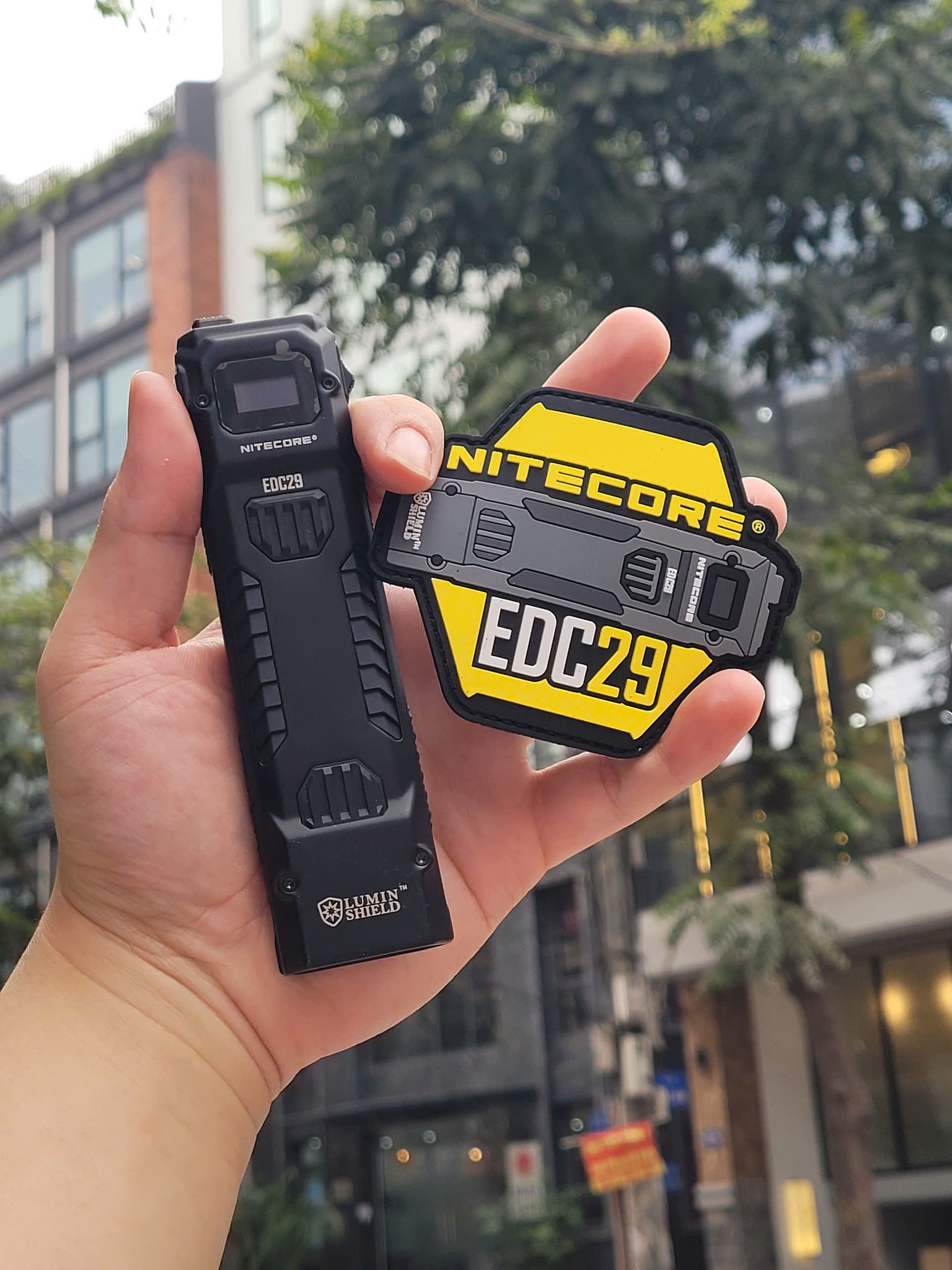 Patch dán túi, áo Nitecore và EDC29