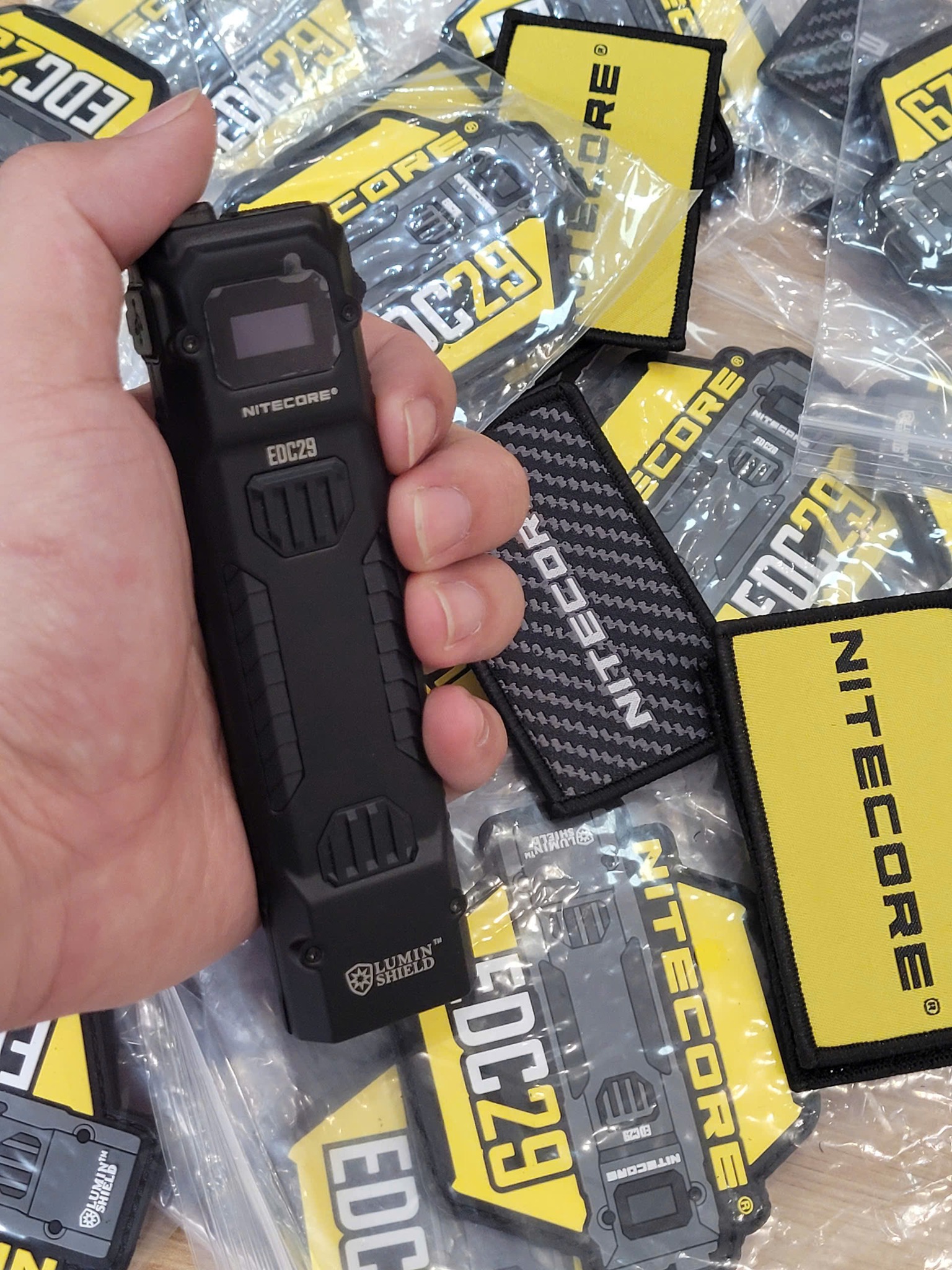 Patch dán túi, áo Nitecore và EDC29