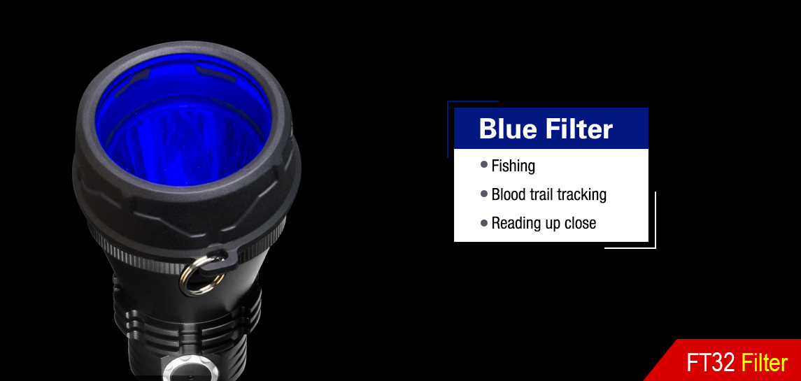 Kính lọc màu KLARUS FT32 tương thích với Klarus XT32