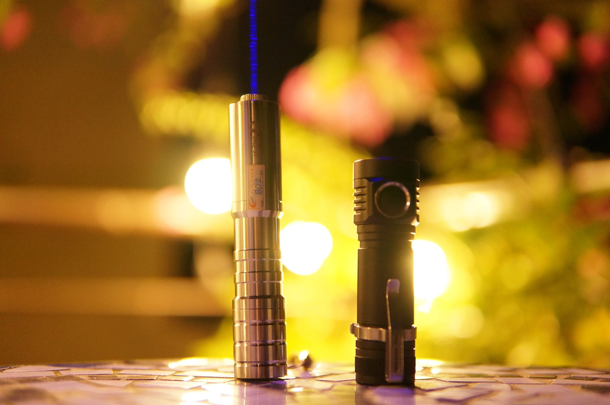 Đèn laser Blue công suất 2W tia màu xanh dương